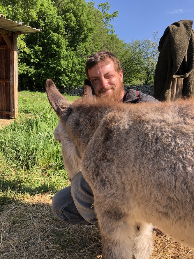 Théo et Mimosa Production lait d'ânesse dans la Loire