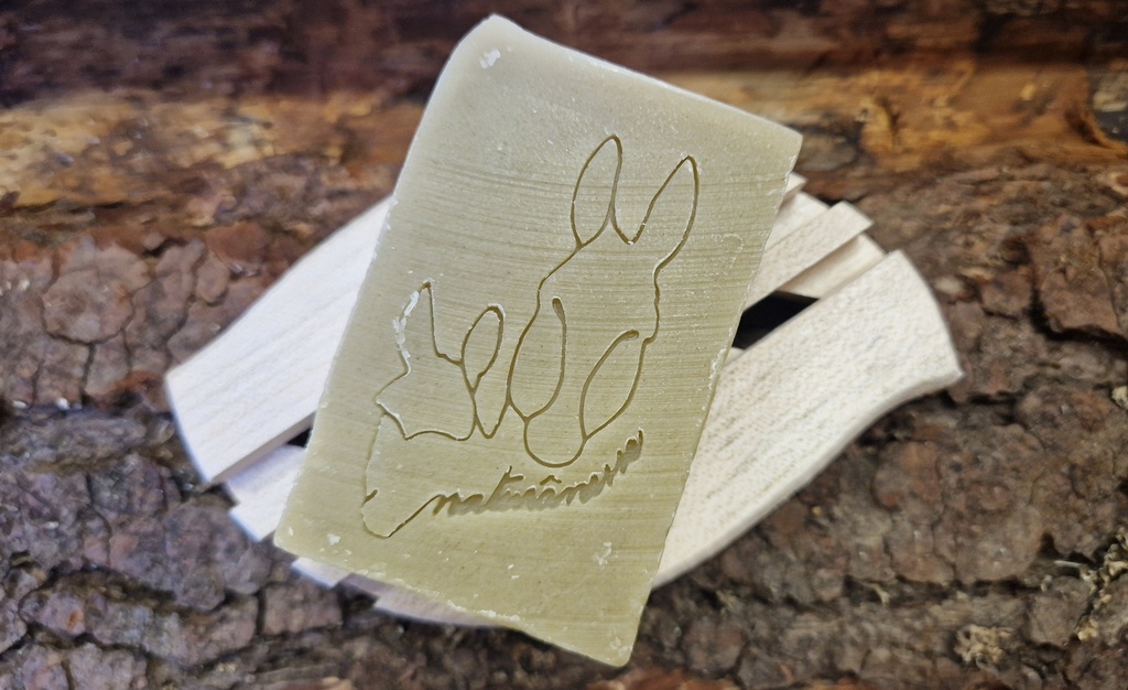 Porte savon en bois - Grand