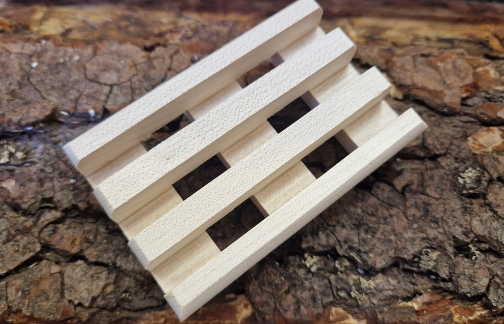 Porte savon en bois